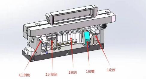 Vertical stone edge polishing machine